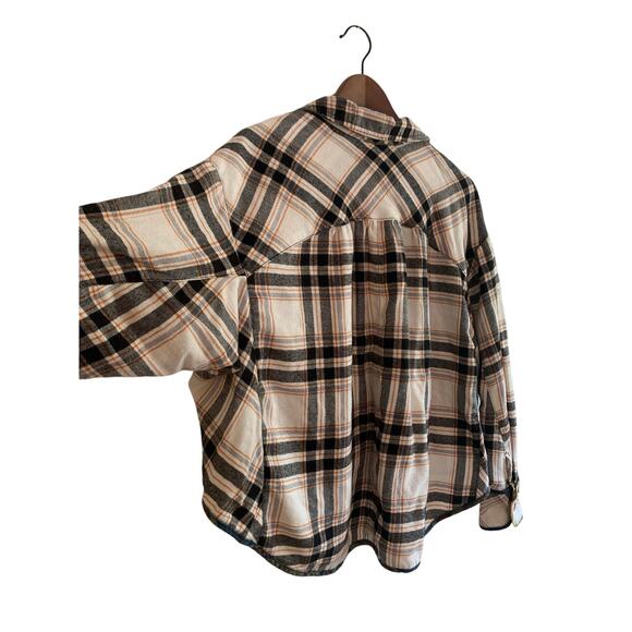 BDG Urban Outfitters Cropped Plaid Flannel | Women Size S/P | Fall Vibes - Picture 8 of 9